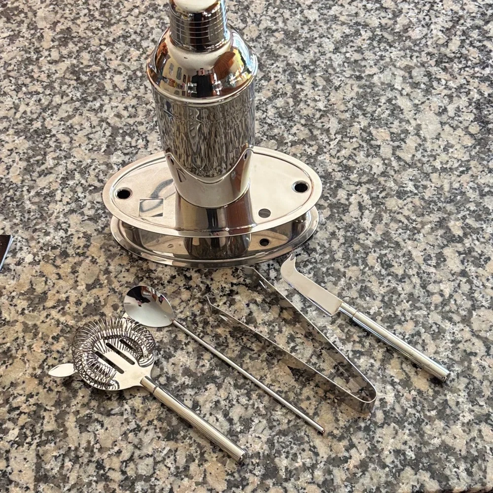 Pier 1 Silver Bar Tool Set